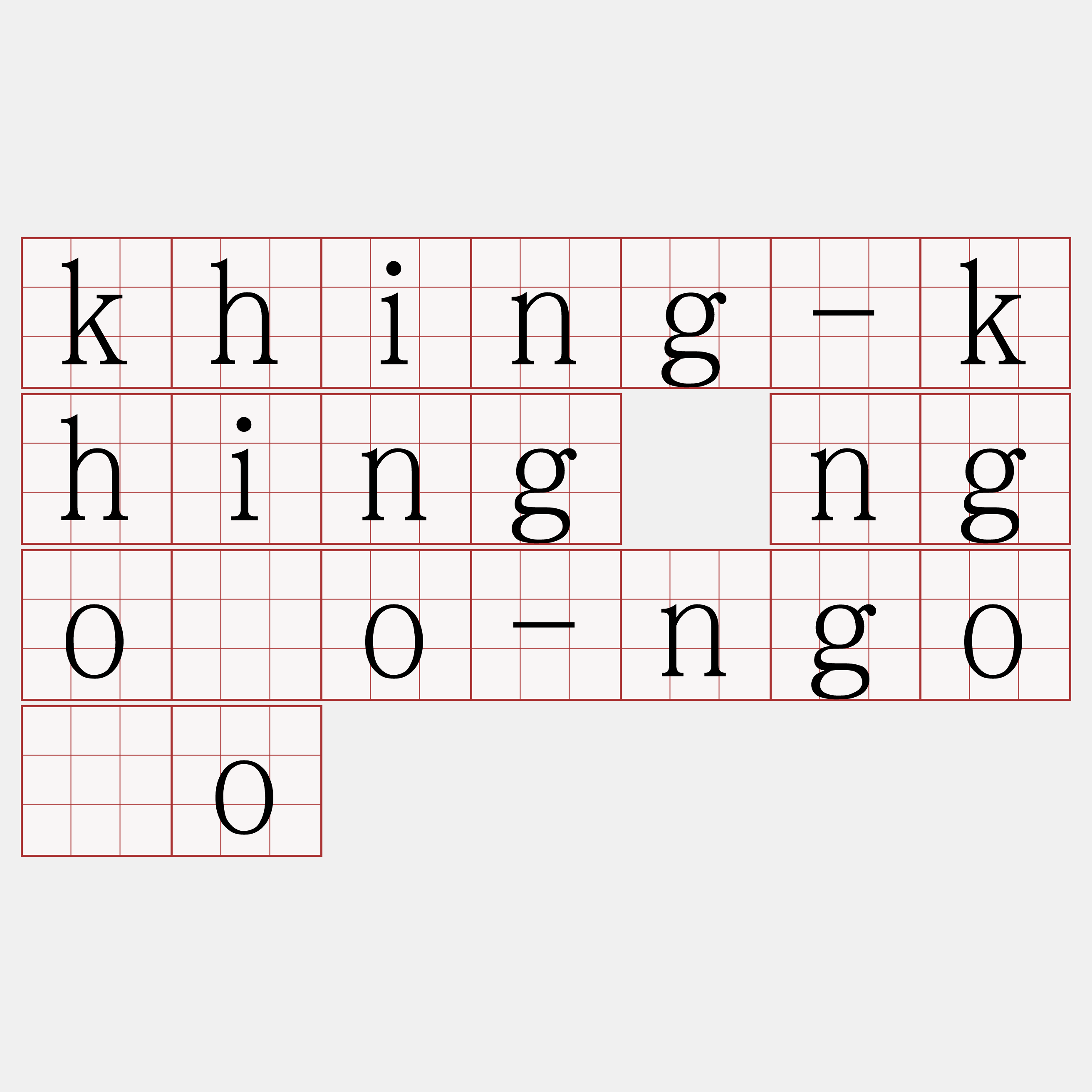 khing-khing ngóo-ngóo